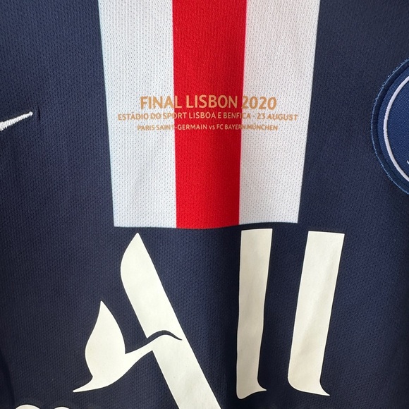 Neymar PSG Jersey Blue Final 2020 - Picture 4 of 7